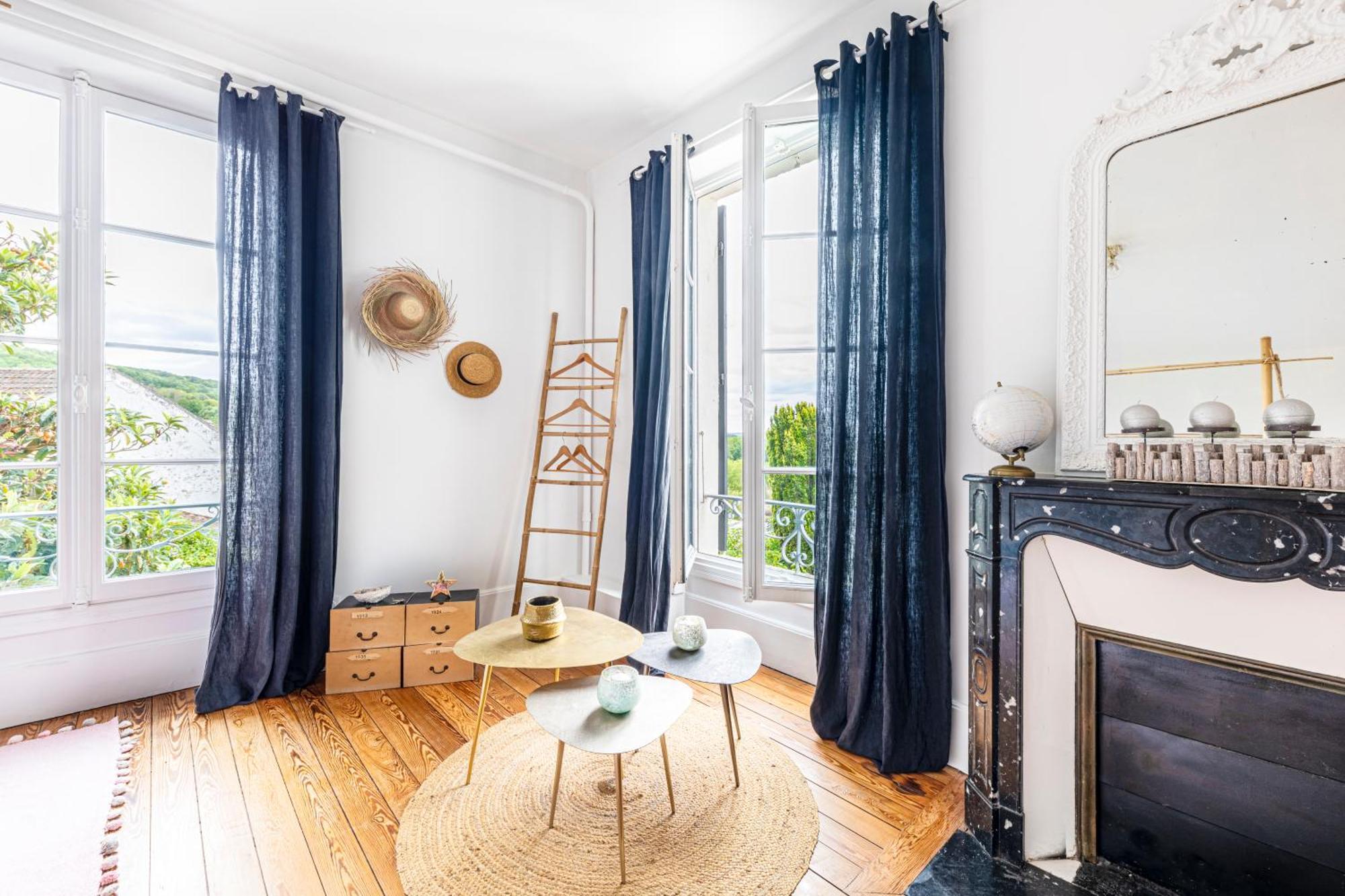 La Villa Lauvray Vetheuil Bagian luar foto